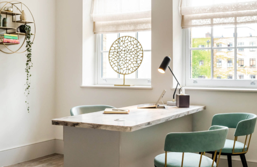 Interior of the Evewell consulting room where a patient can talk about pregnancy after miscarriage
